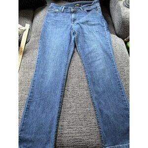 Lee Straight Leg Mid Rise Secretly Shapes Jeans Women's 10 Regular Fit